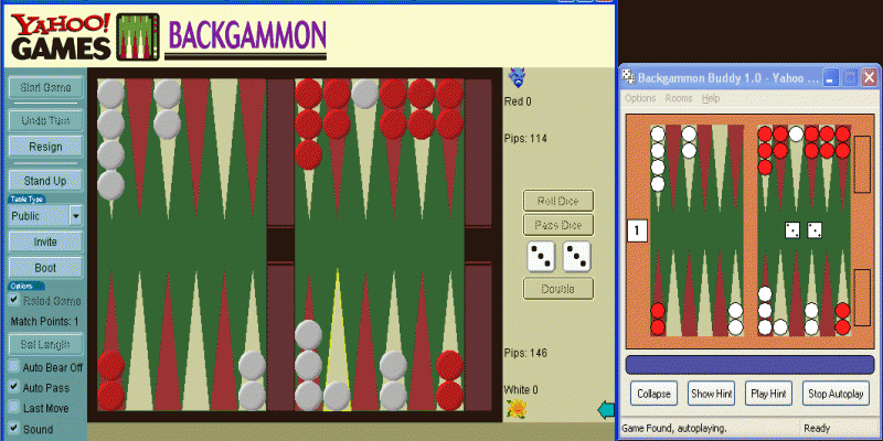 internet backgammon windows 7